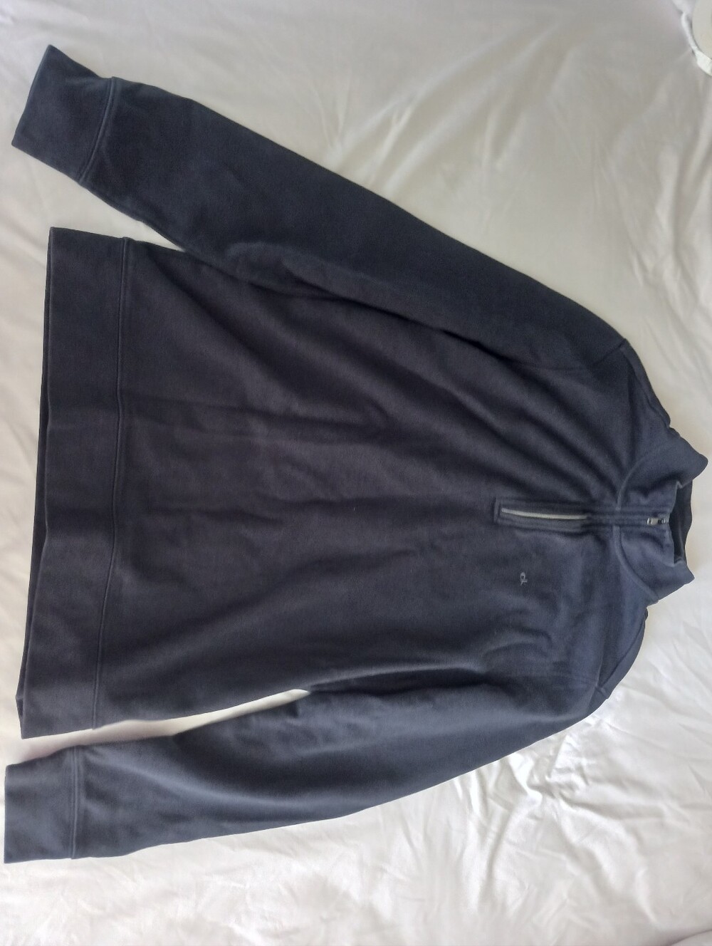 Calvin Klein Men's Half-Zip Sweater in Navy